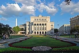 In Riga, The Latvian National Opera was founded.