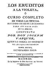 Los eruditos a la violeta