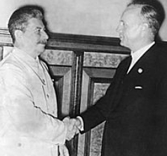 Molotov-Ribbentrop pact signed