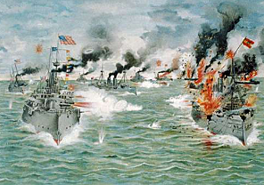 U.S attack on Manila Bay