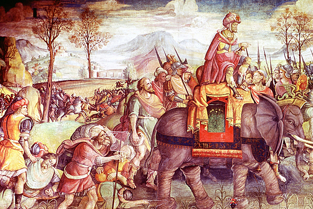 - Hannibal invades Italy