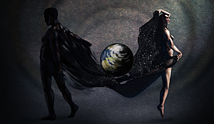 Erebus ("the Darkness of the Underworld") and Nyx ("Night").