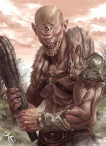 Hundred-handed Giants (Cottus, Braireus, Gyges), and the Cyclopes (Brontes, Steropes, Arges).