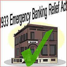 Emergency Bank Relief Act (First New Deal Agencies)