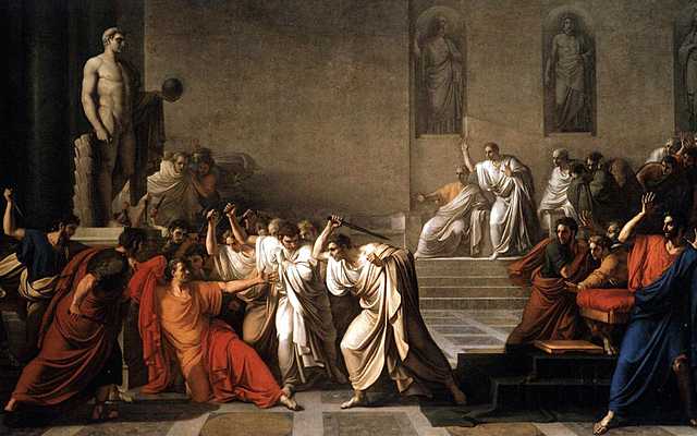 Julius Caesar is assassinated