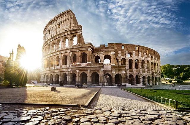 The Colosseum is built
