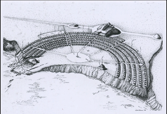 Reconstruction of Ceremonial enclosure