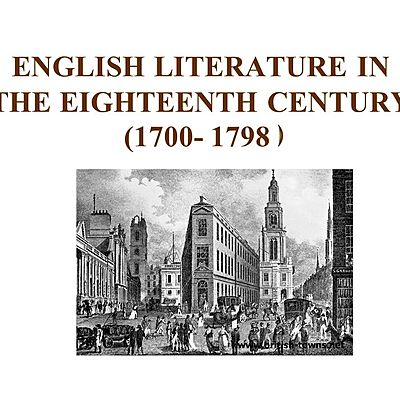 Timeline: British authors 18th Century