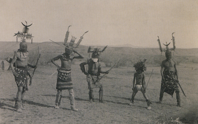 Photo of Gaan or Mountain Spirit Ceremonial Performers