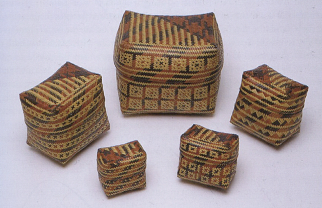 Nested Covered Baskets