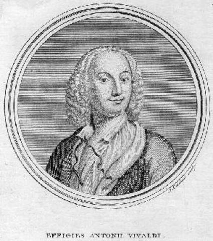 Vivaldi entered in a seminary