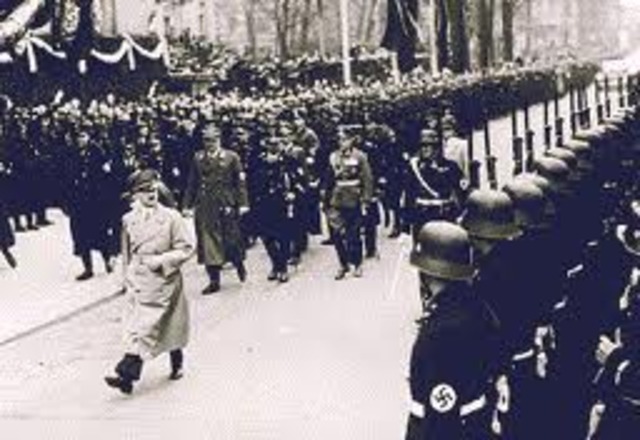 Hitler takes Austria