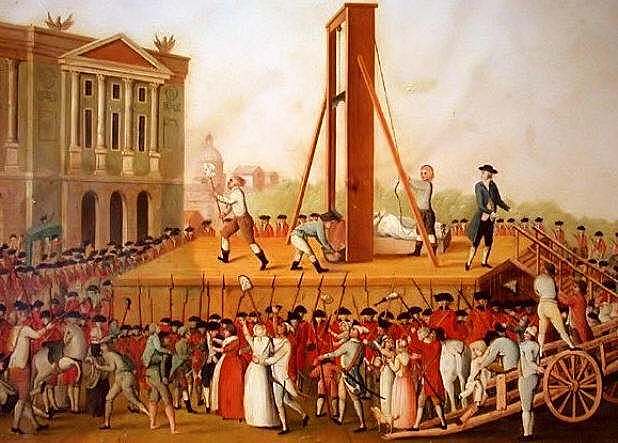 La guillotina y su llegada a Francia.