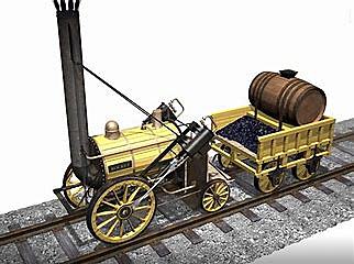 Primera locomotora de vapor