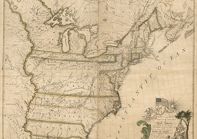 The First Map of the United States