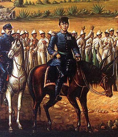 el general Zaragoza arribó a Puebla