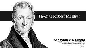 THOMAS ROBERT MALTHUS