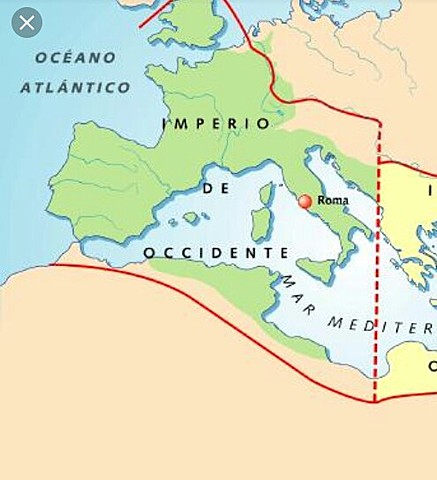 Bizantino-Caída de Roma de occidente