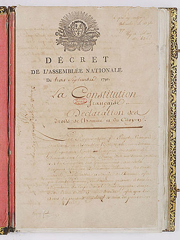 Constitución Francesa De 1791