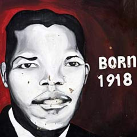 Nelson Mandela born in South Africa.