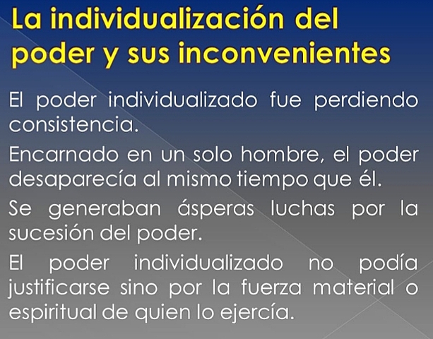 El poder individualizado