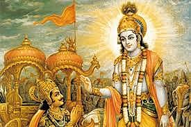 The  Bhagavad Gita is written