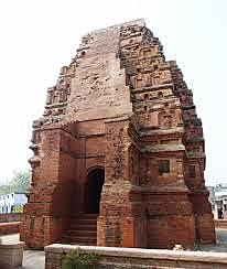 The temple at Bhitargaon is built