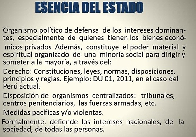 Esencia del Estado