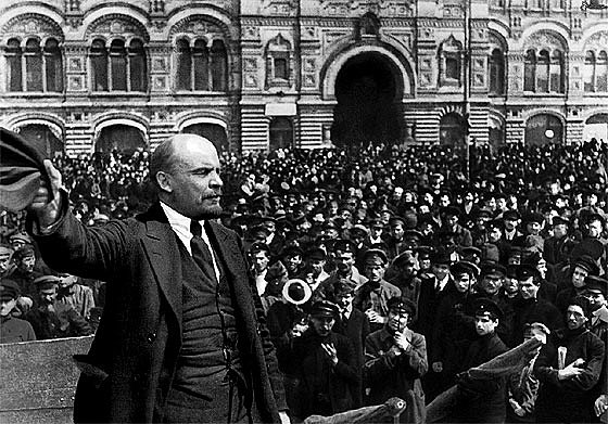 Lenin huye a Finlandia 1917