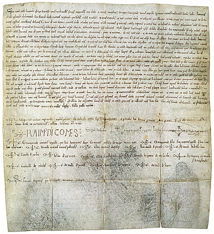 Es pacta carta de Poblament del Vendrell