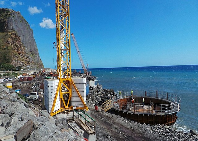 Début des travaux d'un grand viaduc