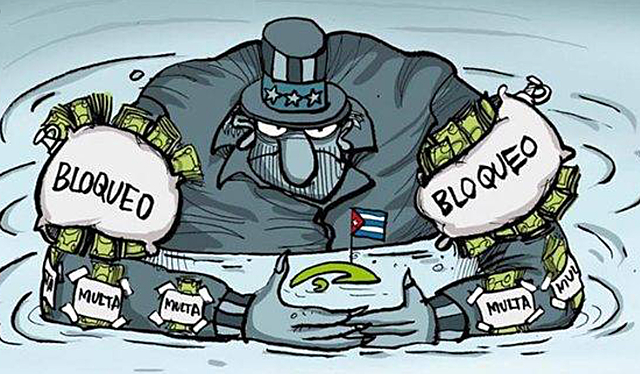 EUA bloqueja econòmicament a Cuba