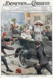 Archduke Franz Ferdinand is assassianted!!