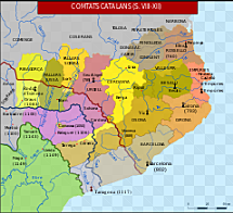 Borrell II deixa de posar el nom dels reis francs als documents públcs. Es considera un primer pas de la Indepenència respecte a l’Imperi Franc.