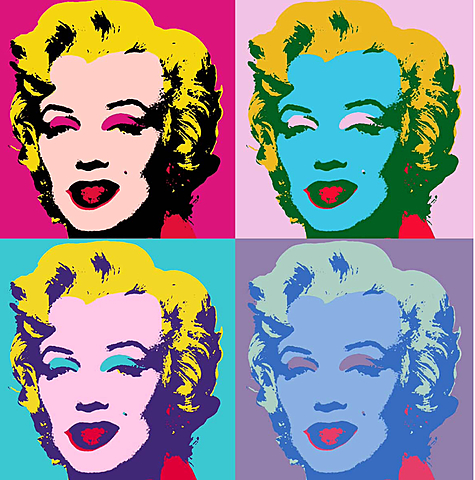 Marylin Monroe zeefdruk