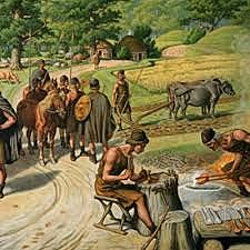 Bronze age when early Aegean cultures start to emerge