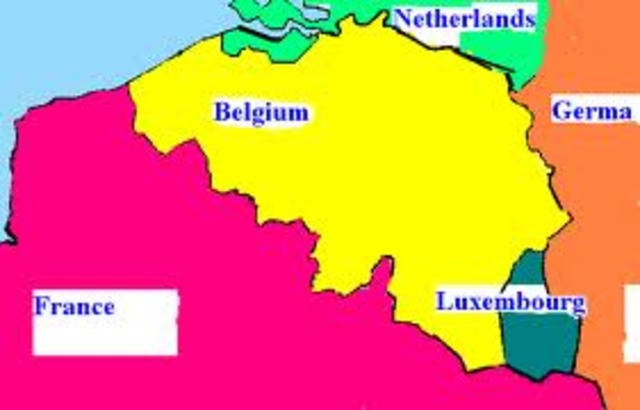 defeat of the netherlands, belgium and luxemburg by germany
