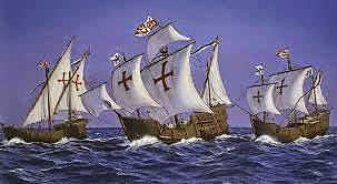 Portugisiske skip runder sørspissen av Afrika