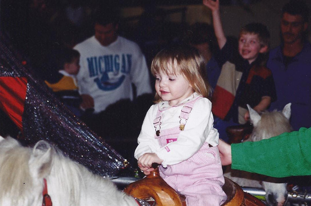 Hace trece años que monté un caballo.