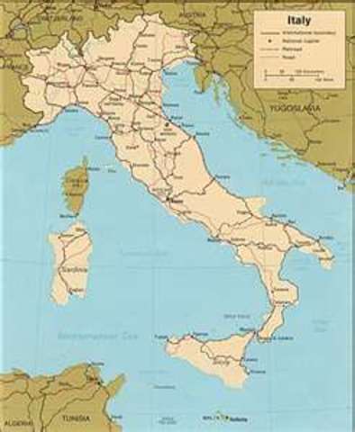 Fascist Party established under Mussolini in Italy