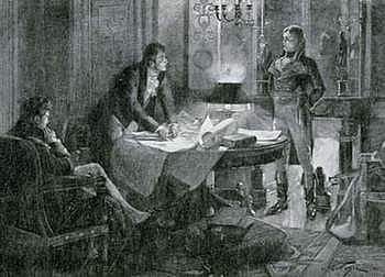 Napoleon sells Louisiana Territory