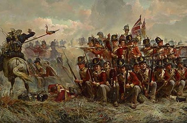 napoleon is defeated at Waterloo