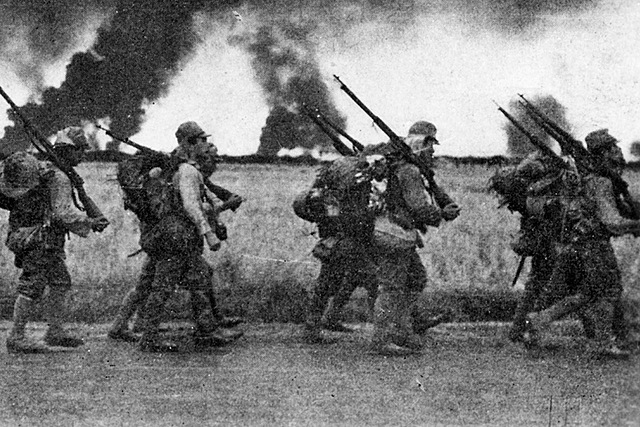 Japan gets involved in World War 2 after signing the Tripartite Pact with Fascist Italy and Nazi Germany