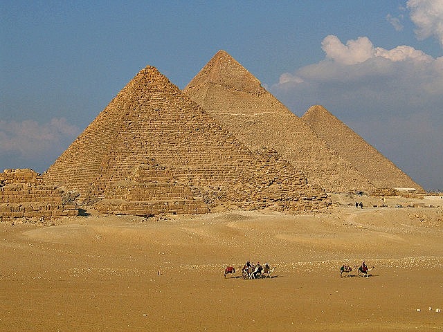 2700 B.C. The First stone pyramid was built
