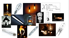 Timeline: Uso de la Luz en el Historia _Sofía Paiz