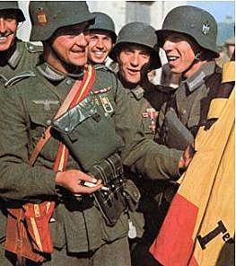 La División Azul es enviada a luchar junto a Hitler