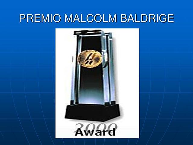 RECONOCIMIENTO MALCOLM BALDRIGE