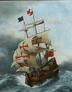 First arrival of Portoguese ships