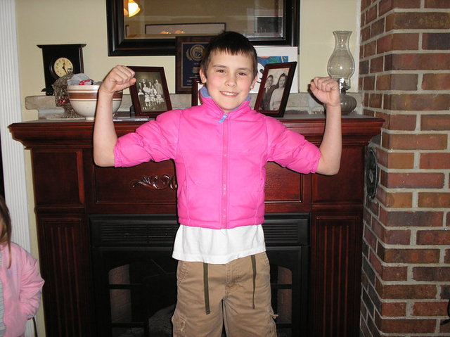 Hace cinco años que me puse el abrigo apretado.