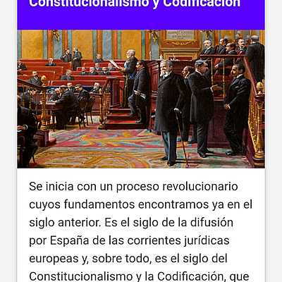 Timeline: Constitucionalismo o Codificación
